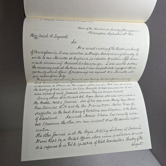 The History of an Expedition Against Fort Du Quesne in 1755 Winthrop Sargent #ed - Picture 10 of 16